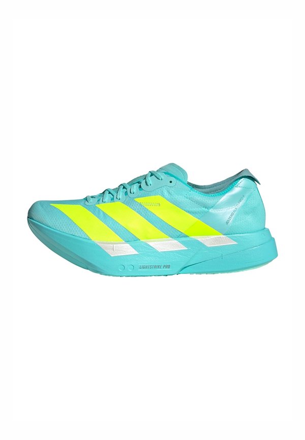 ADIZERO ADIOS PRO 4 - Road running shoes - flash aqua   lucid lemon   mint ton