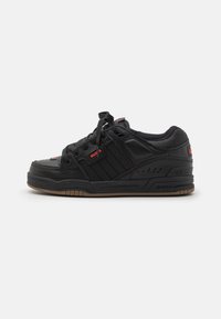 Unselected, black/red
