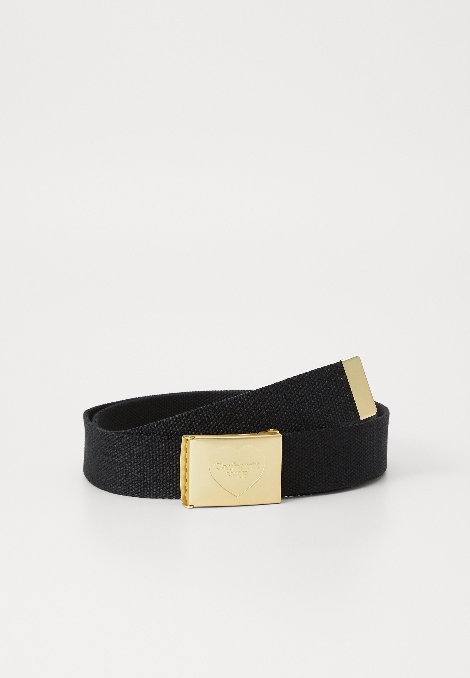 Carhartt WIP HEART CLIP BELT UNISEX - Belt - black/gold