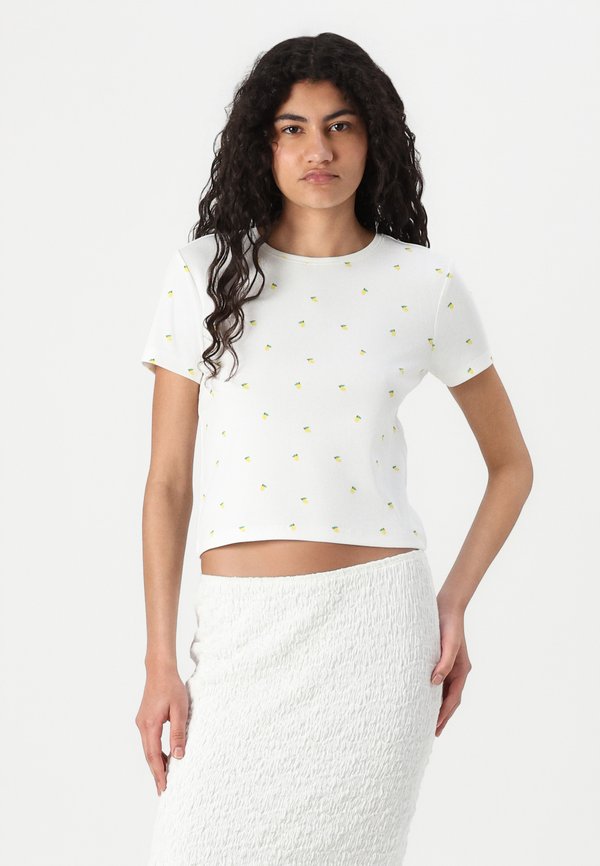 ONLFENJA LIFE - Print T-shirt - cloud dancer2