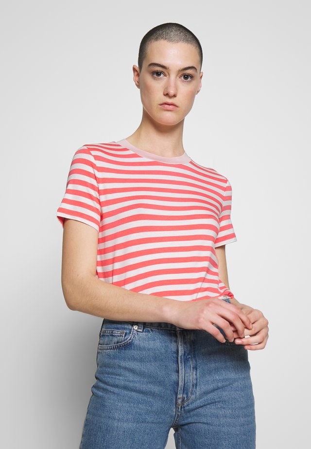 Print T-shirt - soft coral