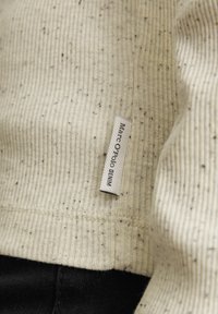 Marc O'Polo DENIM CREWNECK - Top dugih rukava - white blush