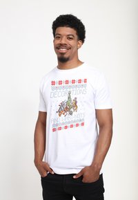 Henry Tiger WINNIE THE POOH POOH ISLE PATTERN - T-shirt z nadrukiem