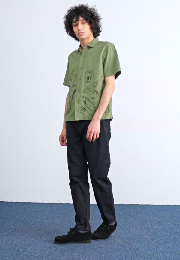 LIGHT PICNIC SHORT SLEEVE SHIRT - Shirt - olive3