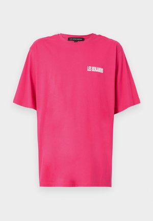 Les Benjamins SHORT SLEEVE TEE UNISEX - Majica kratkih rukava s printom - punky pink