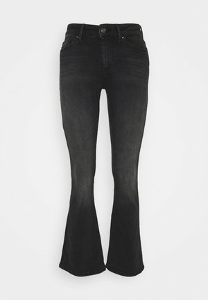 Flared jeans - black
