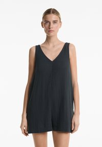 OYSHO - SHORT COTTON - Jumpsuit - grey Thumbnail Image 1