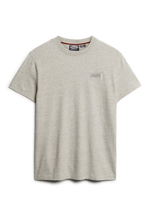 Superdry VINTAGE LOGO EMB - Basic T-shirt - grey fleck marl