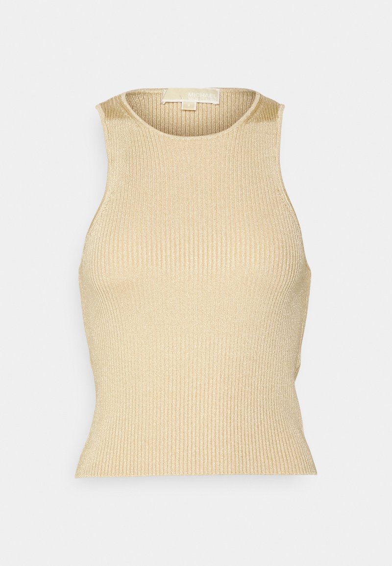MICHAEL Michael Kors CROP SPORT TANK Top gold coloured/gold