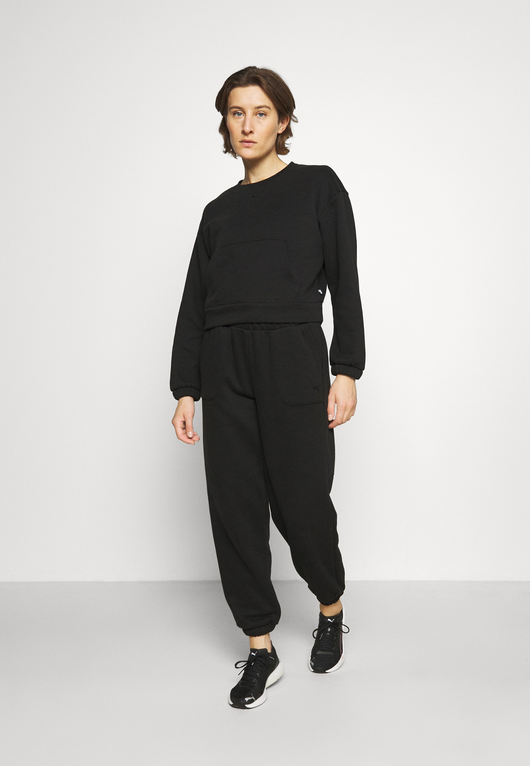 Puma LOUNGEWEAR SUIT - Chándal - black/negro - Zalando.es