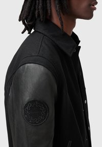 AllSaints WARRENTON - Bőrdzseki - black