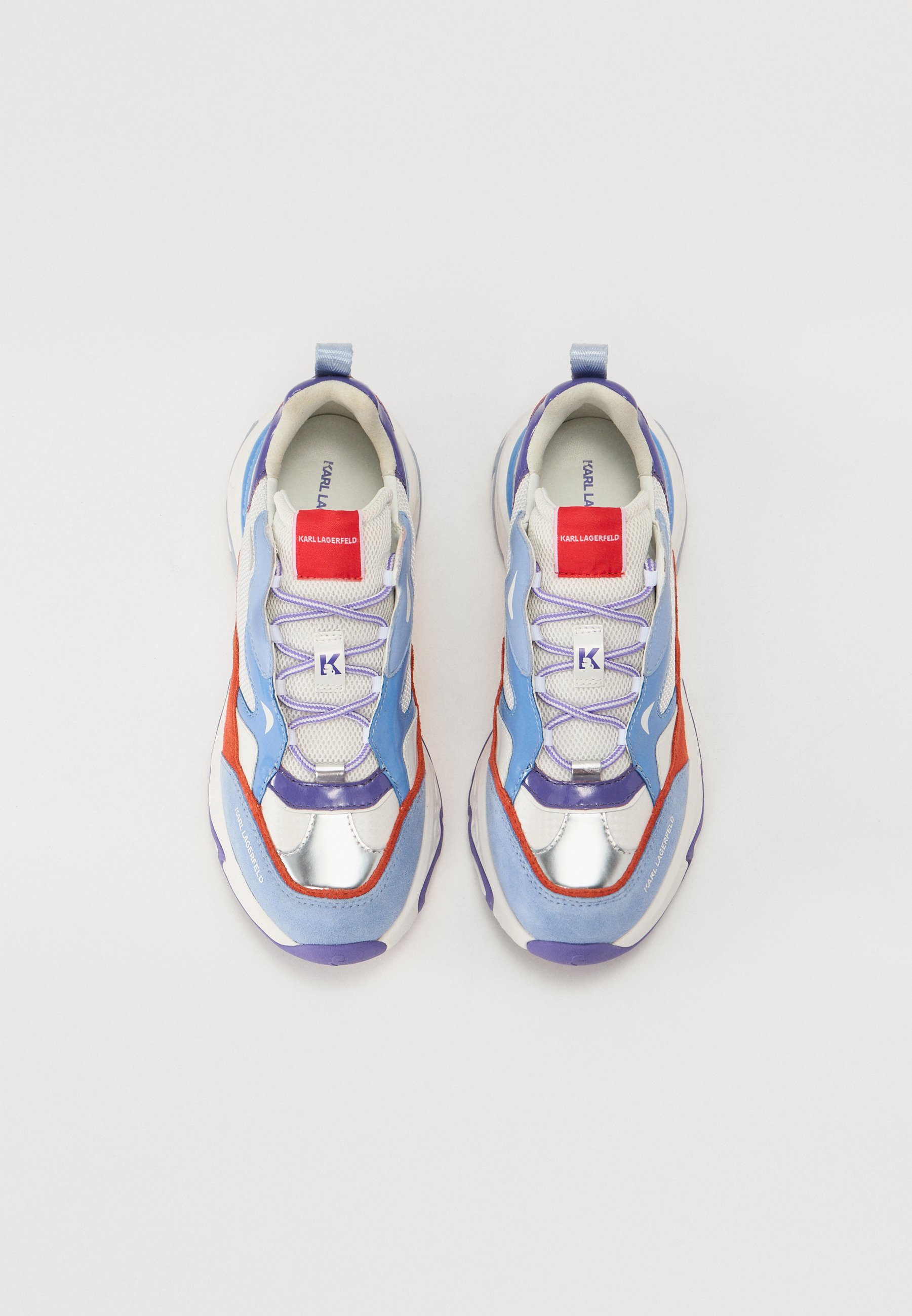 KARL LAGERFELD BLAZE STRIKE - Sneakers low - lilac/red/lila