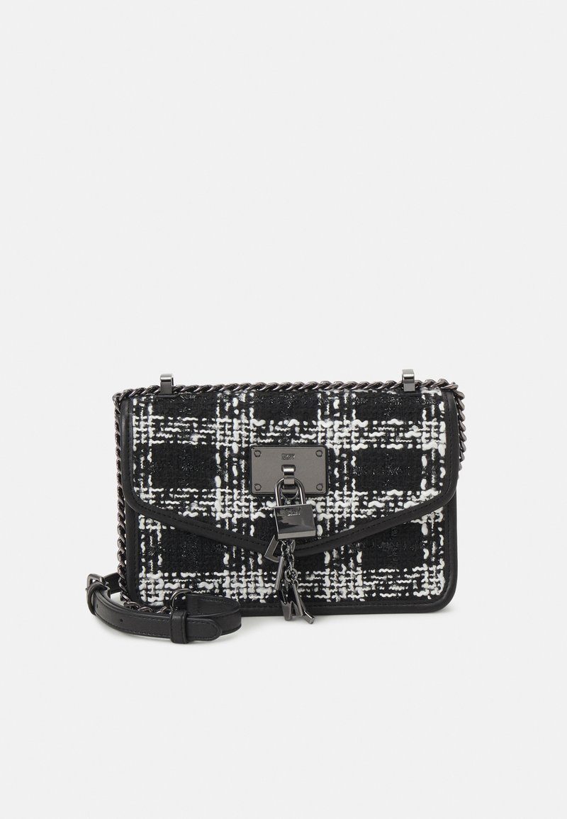 DKNY ELISSA FLAP SHOULDER Handbag black/white/black Zalando.co.uk