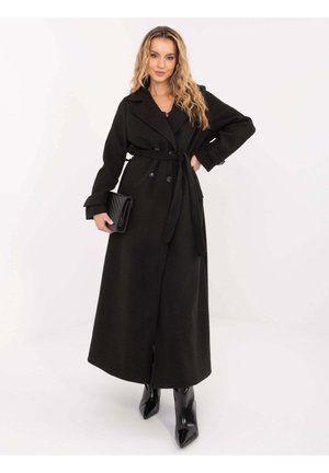 Klassischer Mantel - black