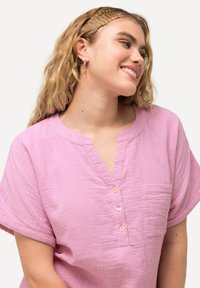 Ulla Popken SHORT SLEEVE  - Camicetta - light violet