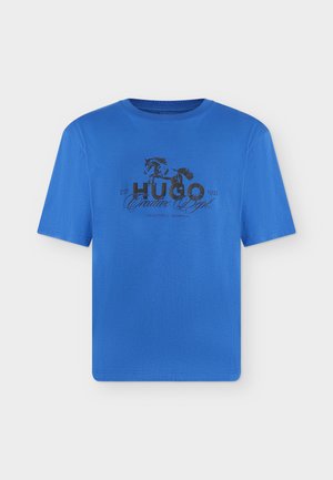 HUGO, NUROBOS - Тениска с щампа - open blue