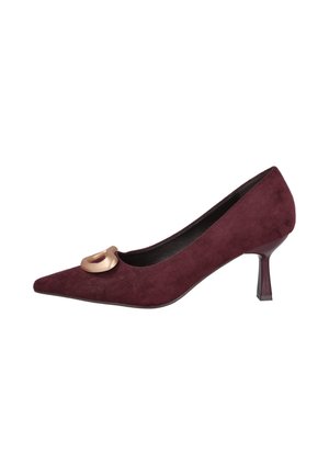 Pink Desert, PINK DESERT ZY-AA83 SALONES DE TACÓN CON ADORNO METÁLICO MUJER - Tacones - bordeaux