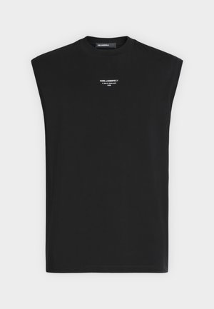 KARL LAGERFELD, CREWNECK - Débardeur - black