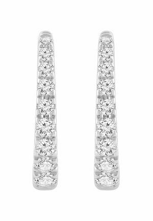 Ethische Diamanten, Náušnice - white silver-coloured