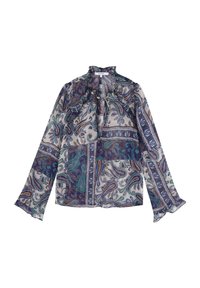 Scalpers PASLEY RUFFLE - Blusa - purple brown