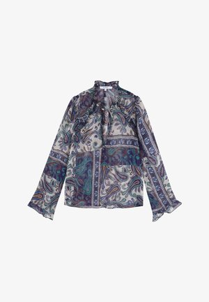 Scalpers PASLEY RUFFLE - Blouse - purple brown