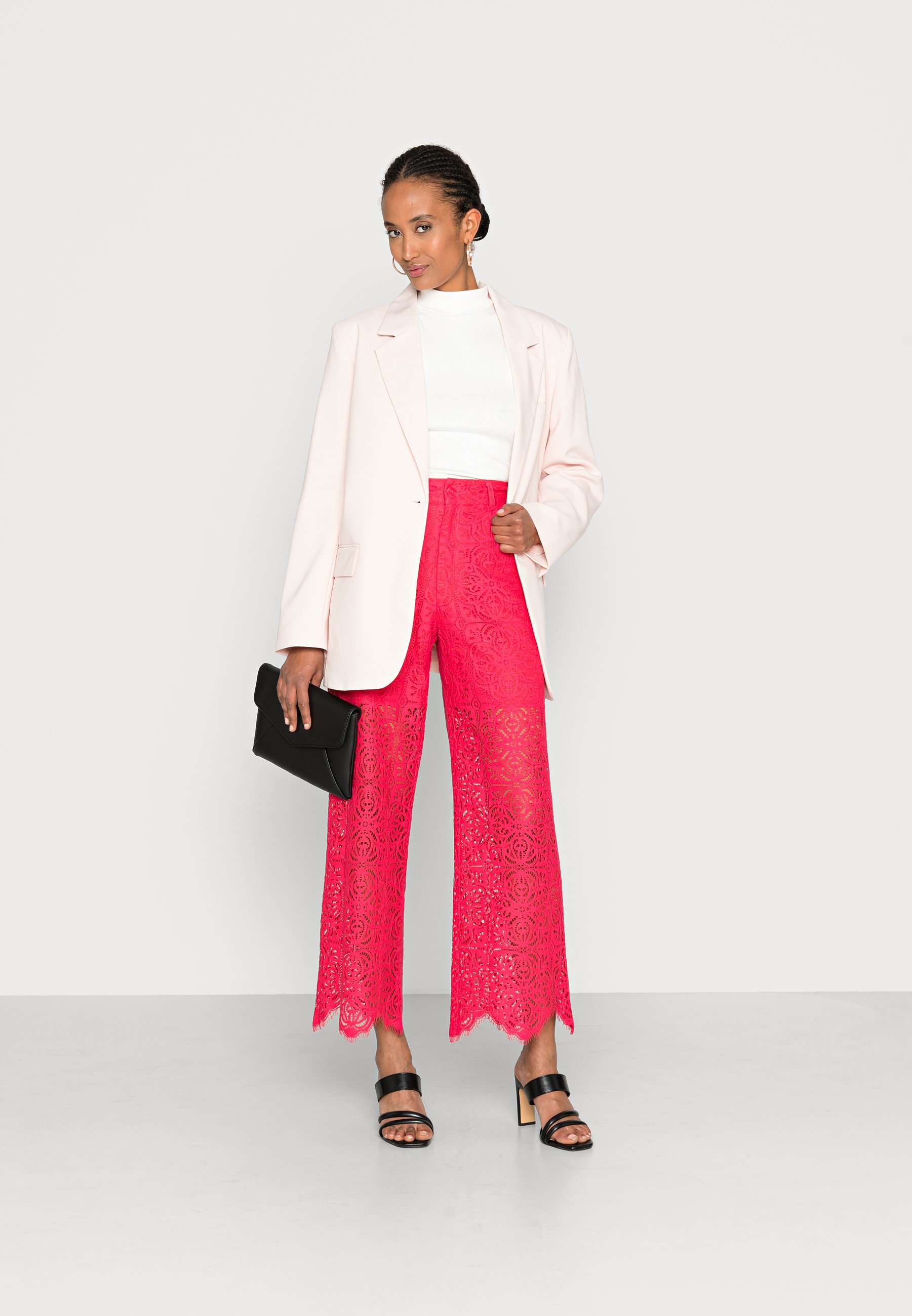 Desigual PANT_AUSTIN - Pantaloni - virtual pink/rosso - Zalando.it
