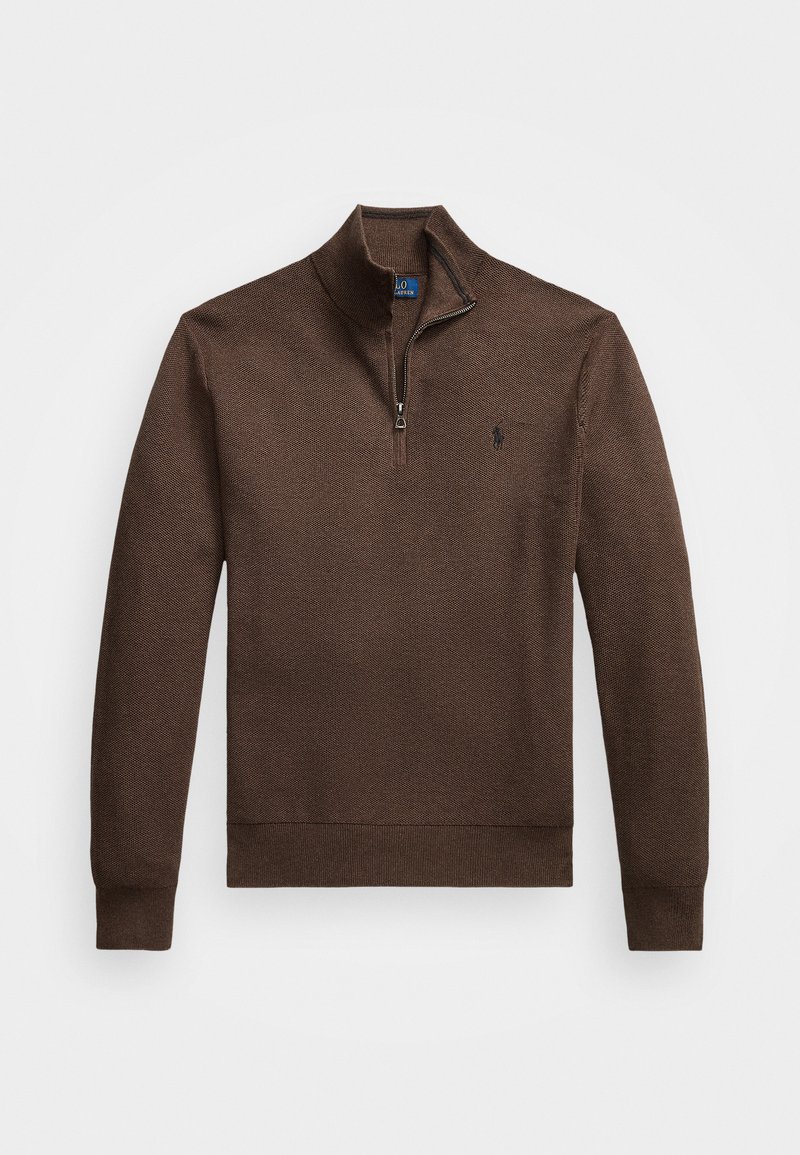 Polo Ralph Lauren KNIT COTTON QUARTER-ZIP SWEATER - Jumper - spa 