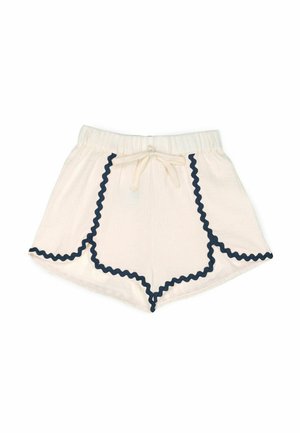 Shorts - ecru navy