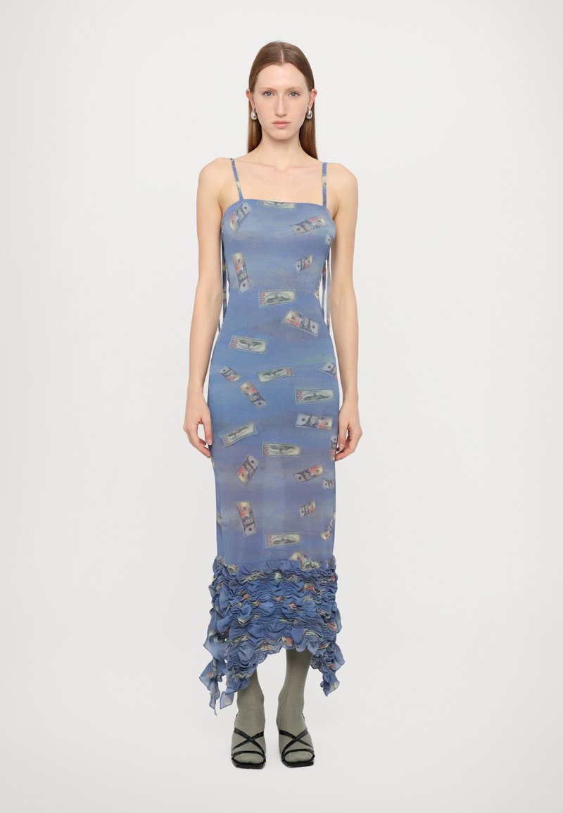 AVAVAV LONG SMOCK DRESS - Maksi suknelė - blue
