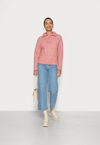 Gestuz ALPHAGZ R ZIPPER  - Camisola - powdered pink melange