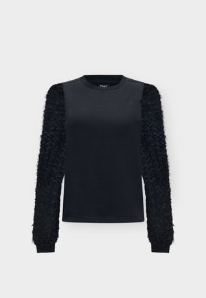 ONLY, ONLLAVIN O-NECK MIX - Суитшърт - black (wild floral)