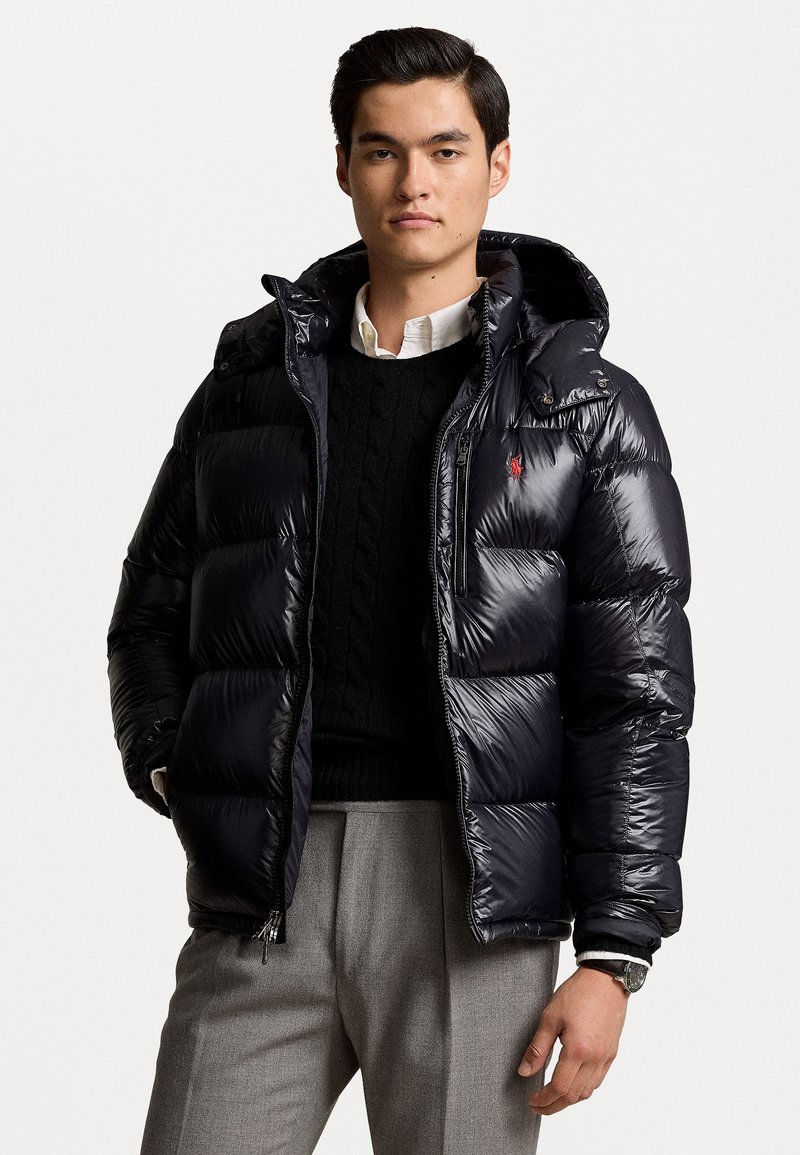 Polo Ralph Lauren THE GORHAM GLOSSED DOWN JACKET - Jakna ispunjena paperjem - black glossy
