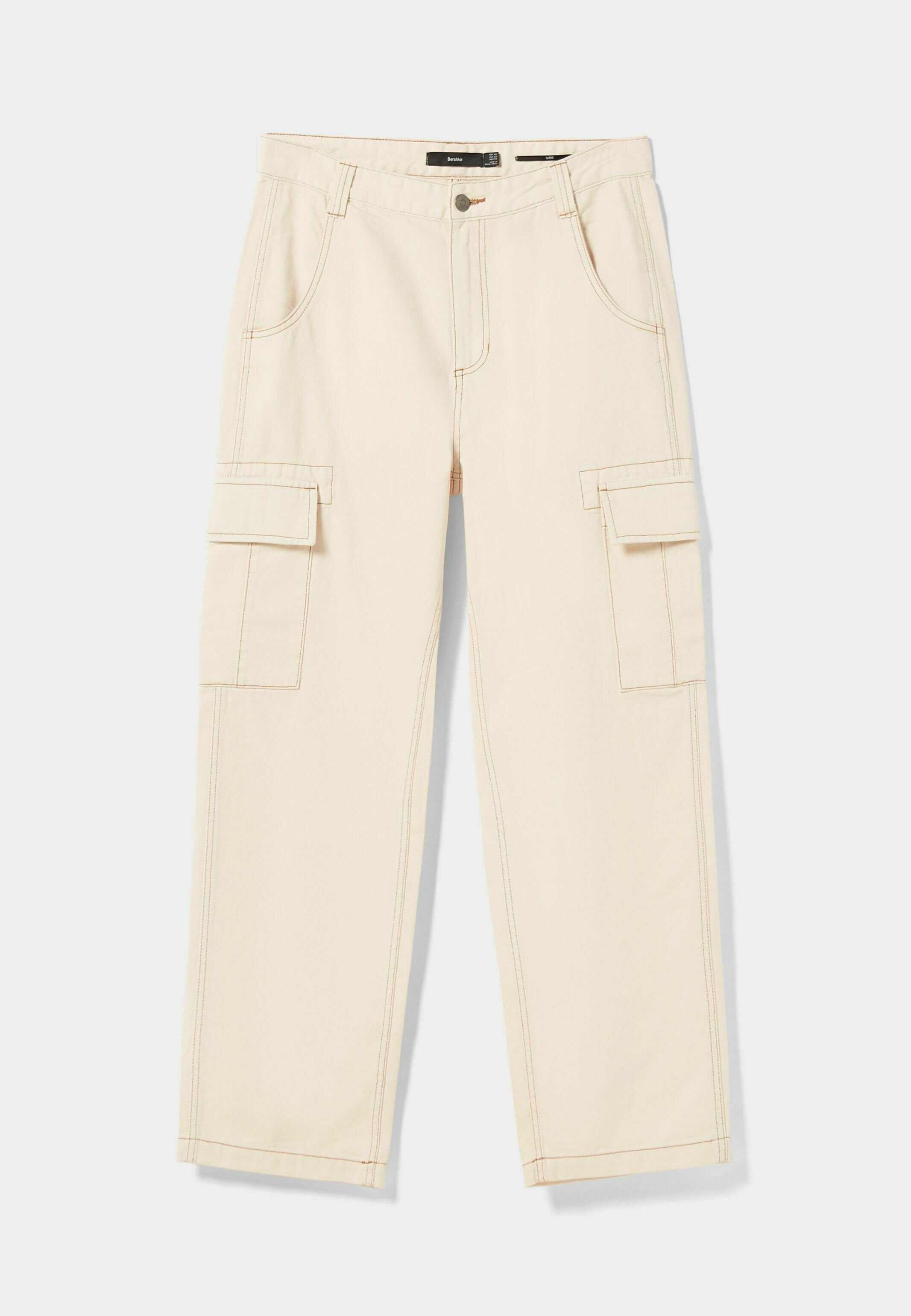 Bershka WITH CONTRAST STITCHING - Cargo 