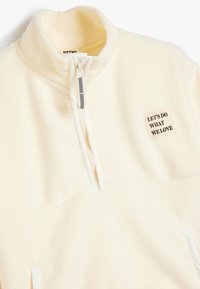 Koton HIGH NECK - Fleecepullover - white
