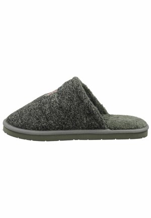 Chaussons adulte gris tête de chien T43/44 TEX : la paire de