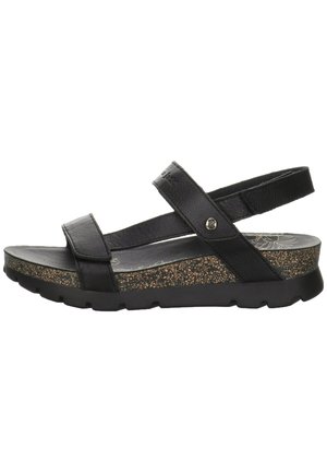 SELMA  - Sandalen met plateauzool - black