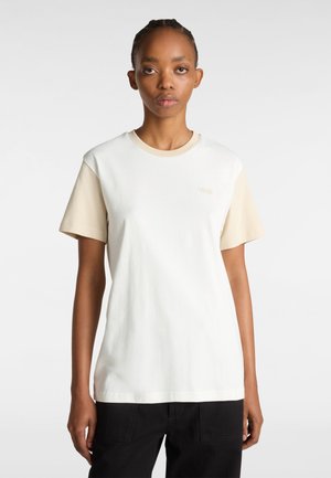 COLORBLOCK - Basic T-shirt - marshmallow oatmeal