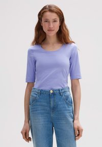 OPUS SLIM FIT ROUND NECK - T-shirt basic - soft viola