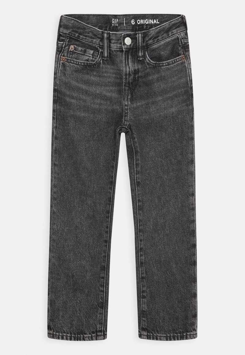 GAP ORIGINAL BOY Straight leg jeans black wash/zwart Zalando.be