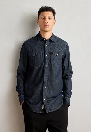 REGULAR FIT WESTERN SHIRT - Chemise - dark denim