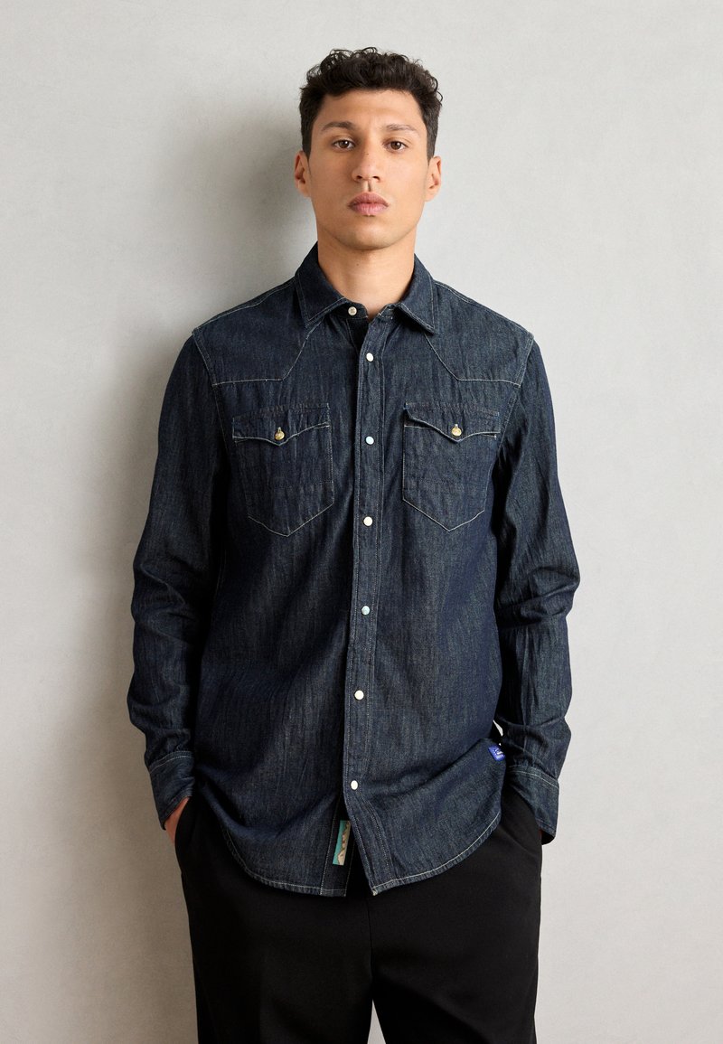 Scotch & Soda REGULAR FIT WESTERN SHIRT - Košile - dark denim