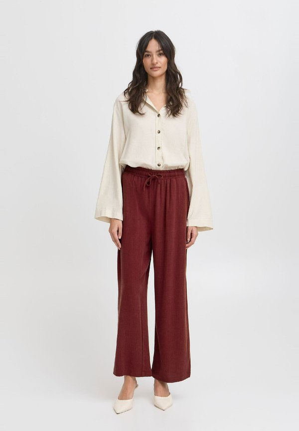 Trousers - tawny port2