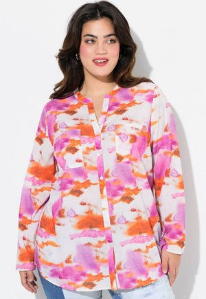 STRAIGHT FIT, BATIK-DRUCK, PAILLETTEN - Pusero - hibiscus pink