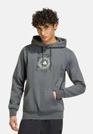 adidas Performance, SUDADERA CAMO BOX GRAPHIC - Sudadera con capucha - gris