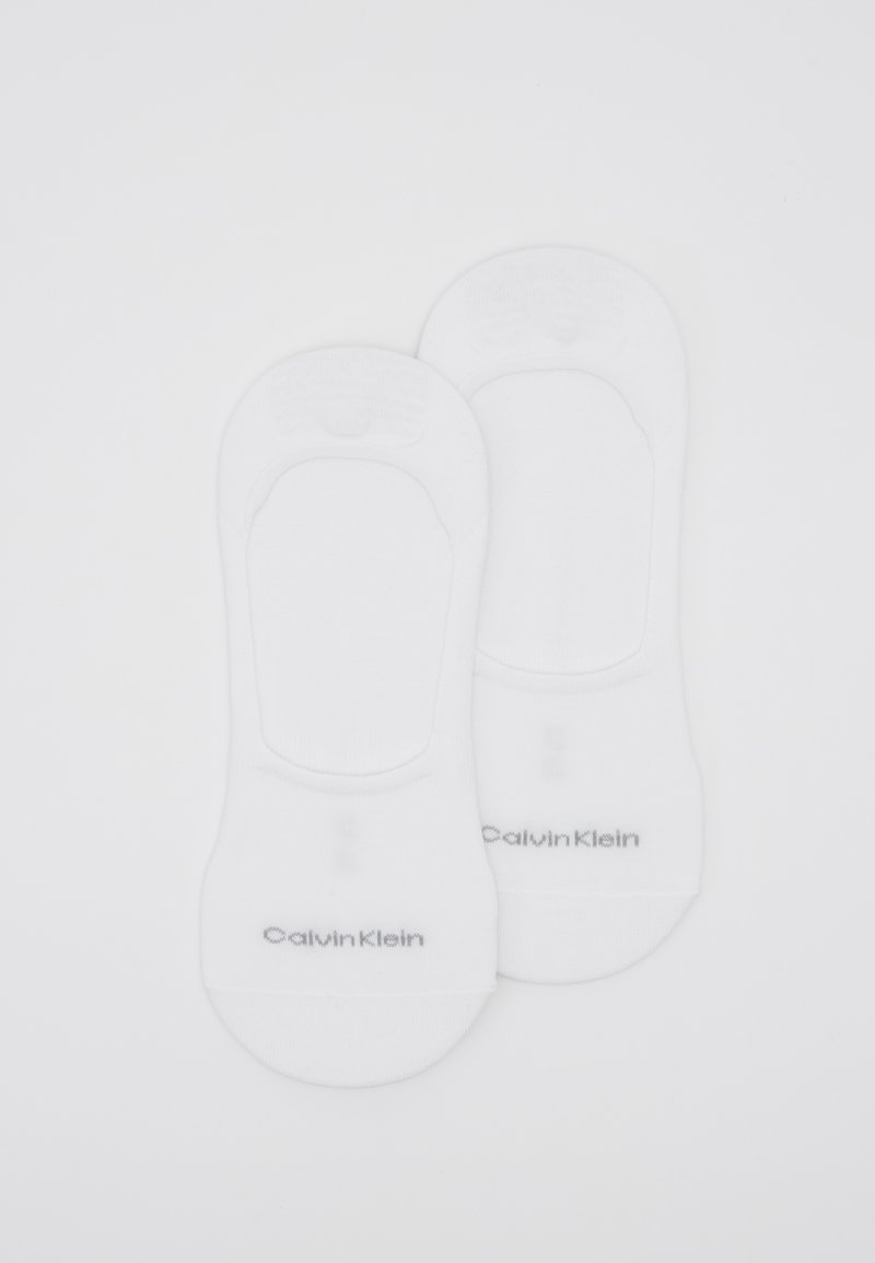 Calvin Klein Underwear MEN NO SHOW 2 PACK Trainer socks white