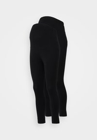 2 PACK - Leggings - Calças - black