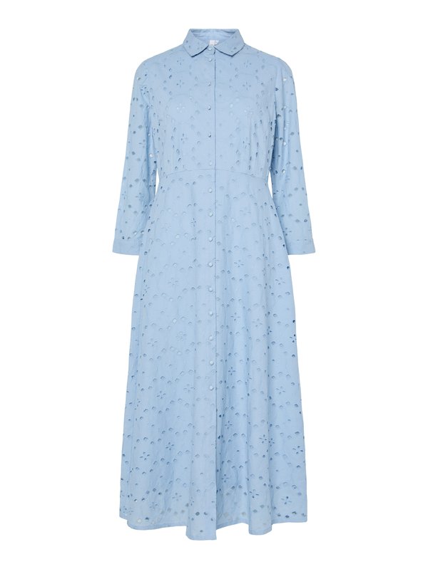 YASSAVANNO LONG SHIRT DRESS - Shirt dress - clear sky2