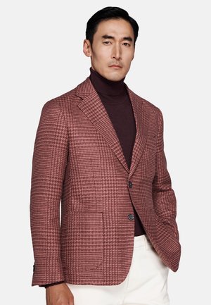 Dan John, CONDOTTI - BLAZER - Giacca - wine (checkered)