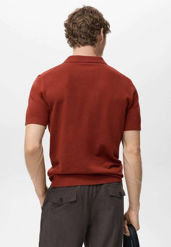 Polo shirt - orange brûlé2