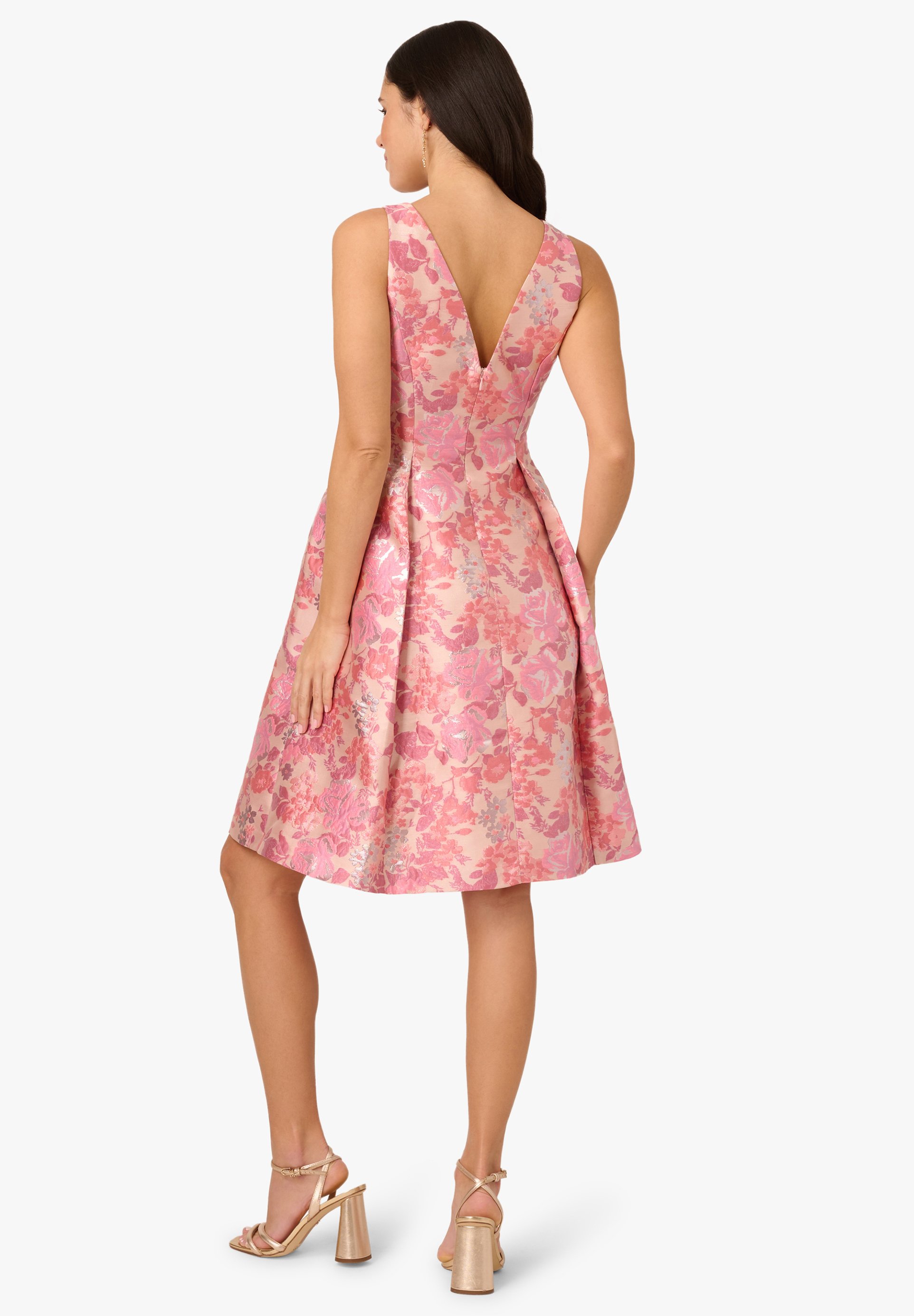 【海外限定】AdriannaPapell ドレス☆Pink Sleeveless Tie Front Adrianna Papell SLEEVELESS TIE FRONT - Cocktail dress